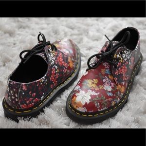 Dr. Martens Floral 1461 Lace Up Shoes
